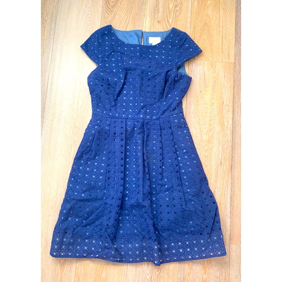 J. Crew Dresses & Skirts - JCrew Geometric Eyelet Occasion Dress